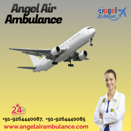 get-angel-air-ambulance-service-in-muzaffarpur-with-high-grade-icu-setup-big-0