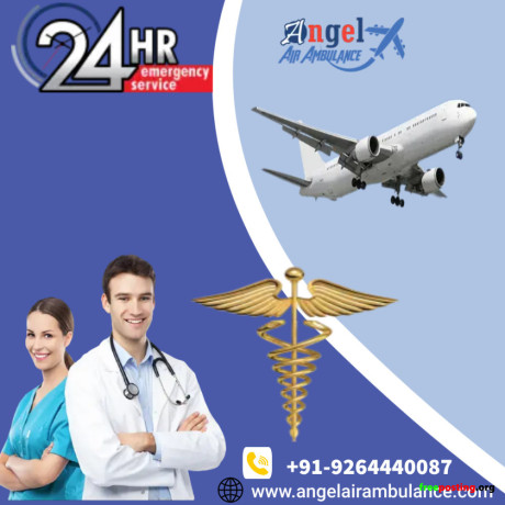 book-the-best-angel-air-ambulance-service-in-gorakhpur-with-modern-icu-big-0